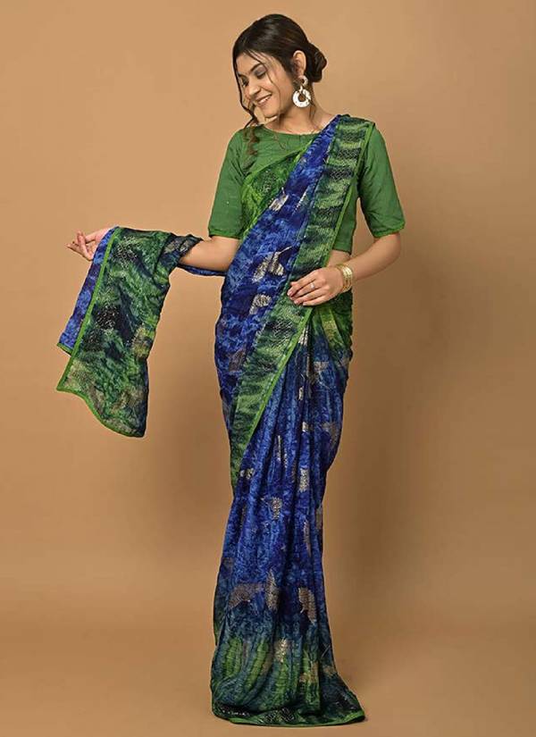 ASHIMA RIHANA FOIL Fancy Designer Ethnic Wear Sequance Embroidery Work Saree